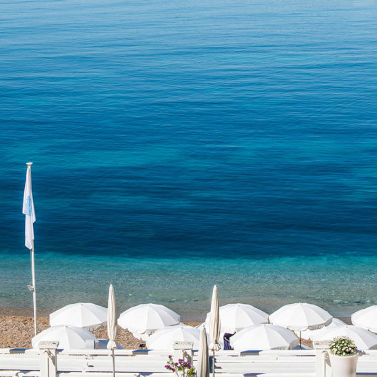 vue mer Plage privée La Réserve de La Mala